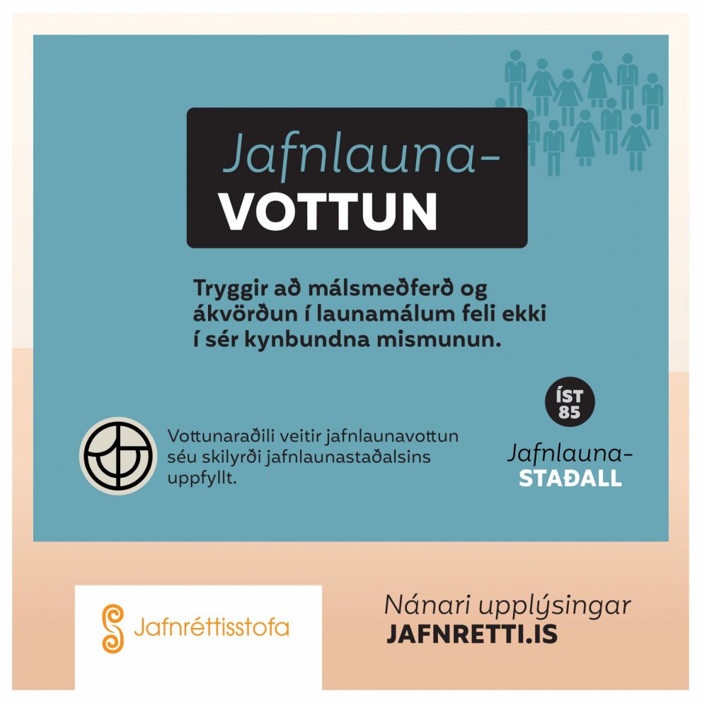 Uppfært yfirlit um stöðu jafnlaunavottunar