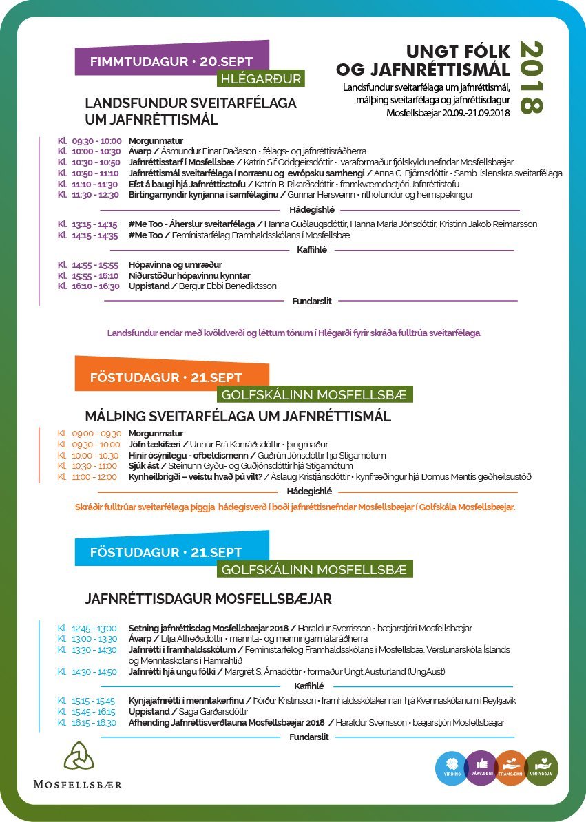 Landsfundur sveitarfélaga um jafnréttismál