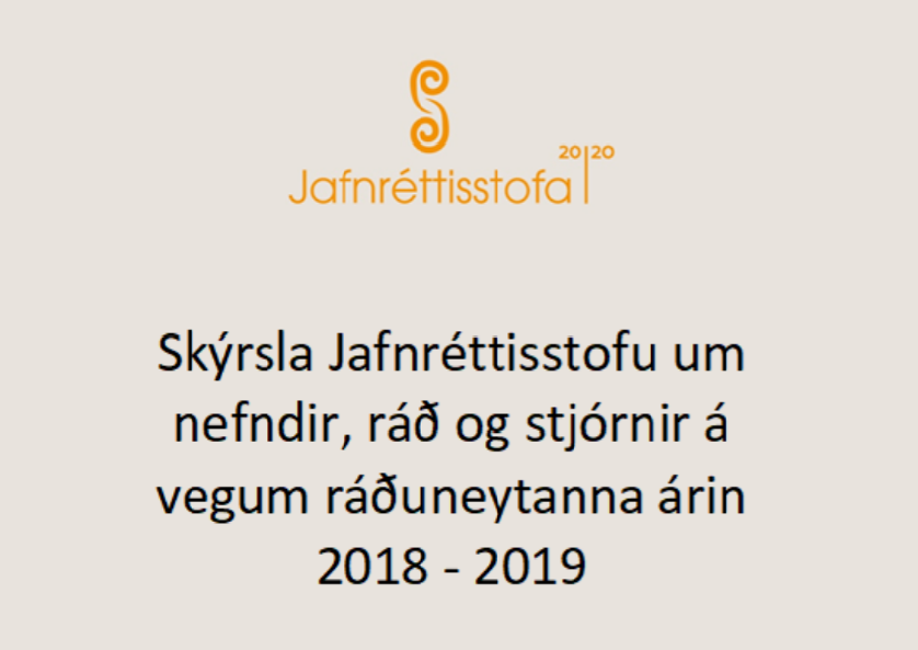 Árið 2019 voru 97% nefnda, ráða og stjórna á vegum ráðuneytanna skipaðar í samræmi við verklag 15. g…