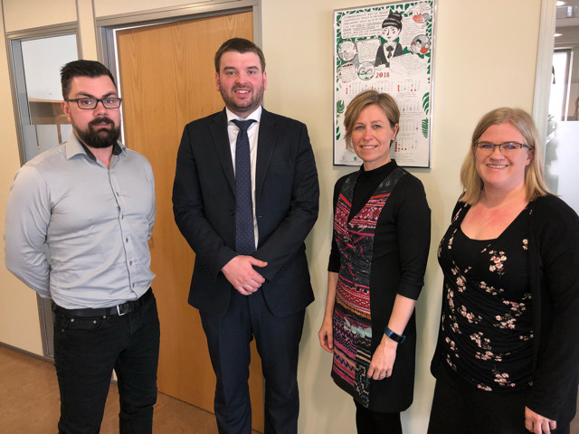 Félags- og jafnréttismálaráðherra í heimsókn