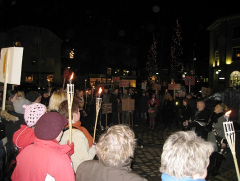 Góð þátttaka í hátíðardagskrá og samstöðu á Akureyri