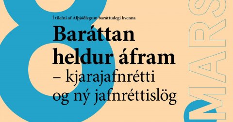 Baráttan heldur áfram! Kjarajafnrétti og ný jafnréttislög
