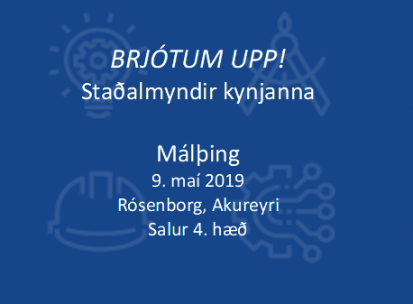 Málþing um afnám kynjaðra staðalmynda í skólastarfi