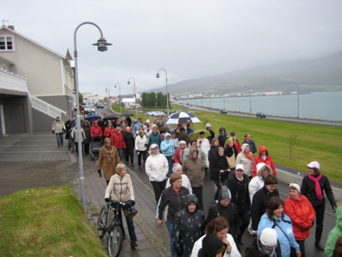 Kvennasöguganga um innbæinn á Akureyri