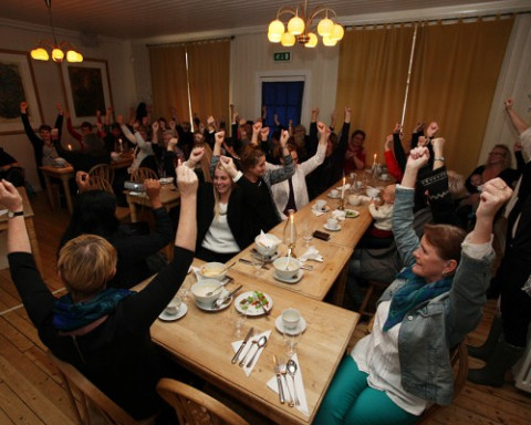 Húsfyllir á hádegisfundi á kvennafrídaginn á Seyðisfirði