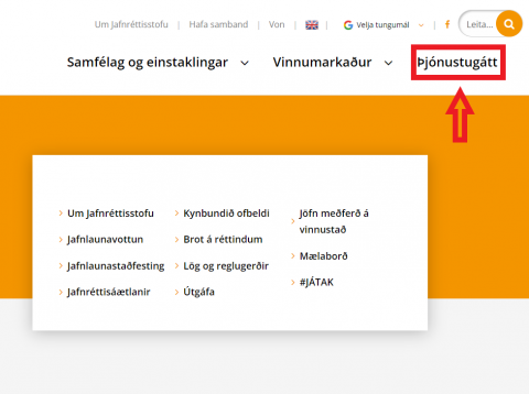 Jafnréttisáætlunum skilað í gegnum Þjónustugátt