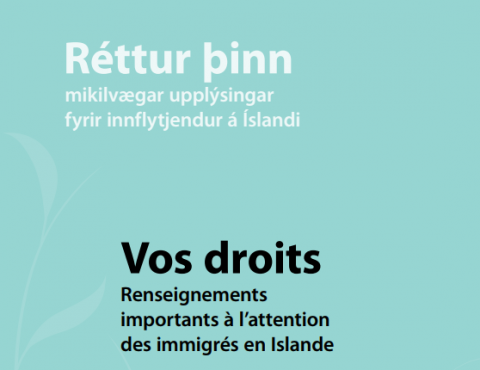 Uppfærð útgáfa af bæklingnum Réttur þinn