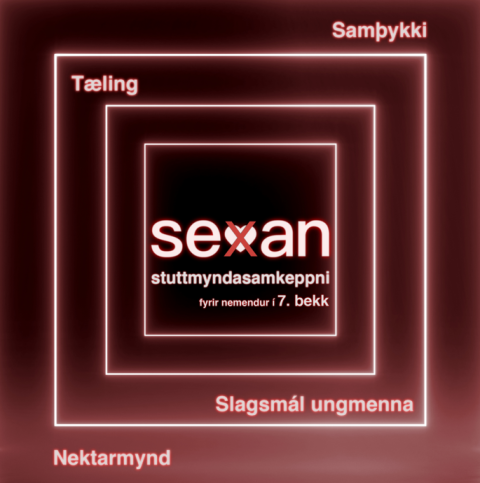SEXAN stuttmyndasamkeppni fyrir nemendur í 7. bekk.