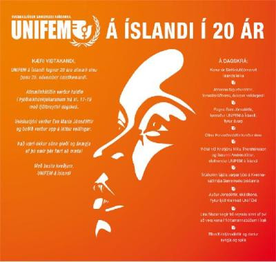 UNIFEM á Íslandi 20 ára